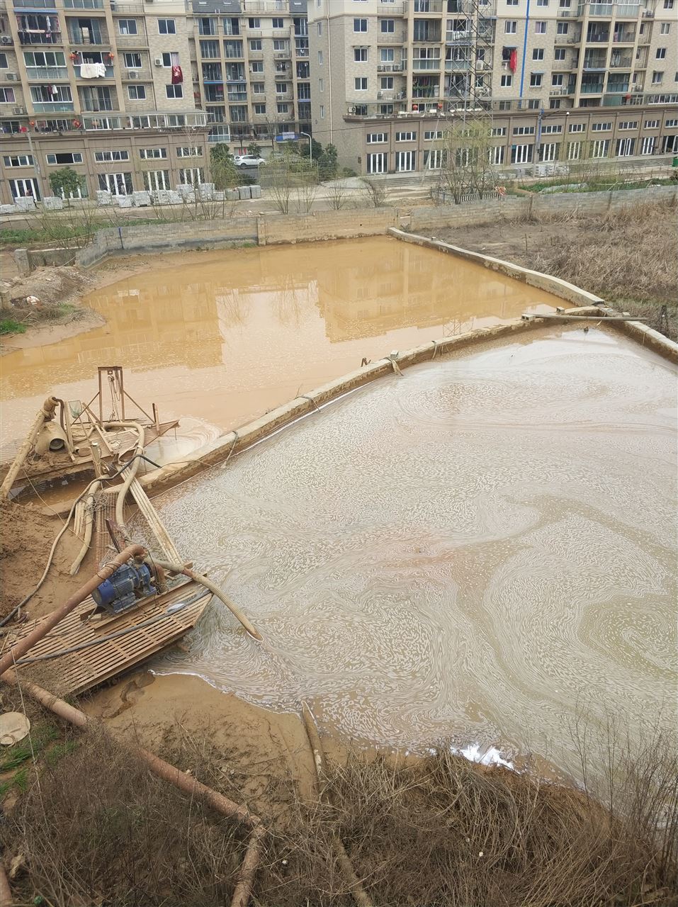 东川沉淀池淤泥清理-厂区废水池淤泥清淤